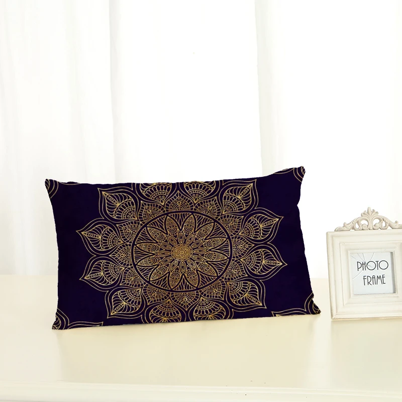 Personalized Geometric Cushion Covers Fashion Creativity Home decoration 30x50 Decorative Beige Linen Pillow Case | Дом и сад