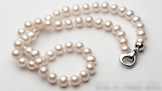 ZCD 321 + 8 9 мм 16/18/20/22/24/26/28 дюймов Akoya белый жемчуг ожерелье|necklace a|pearl necklacewhite pearl necklace |