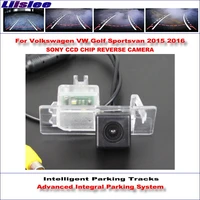 vehicle back up camera for vw golf sportsvan 2015 2016 rearview parking dynamic guidance trajectory tv lines