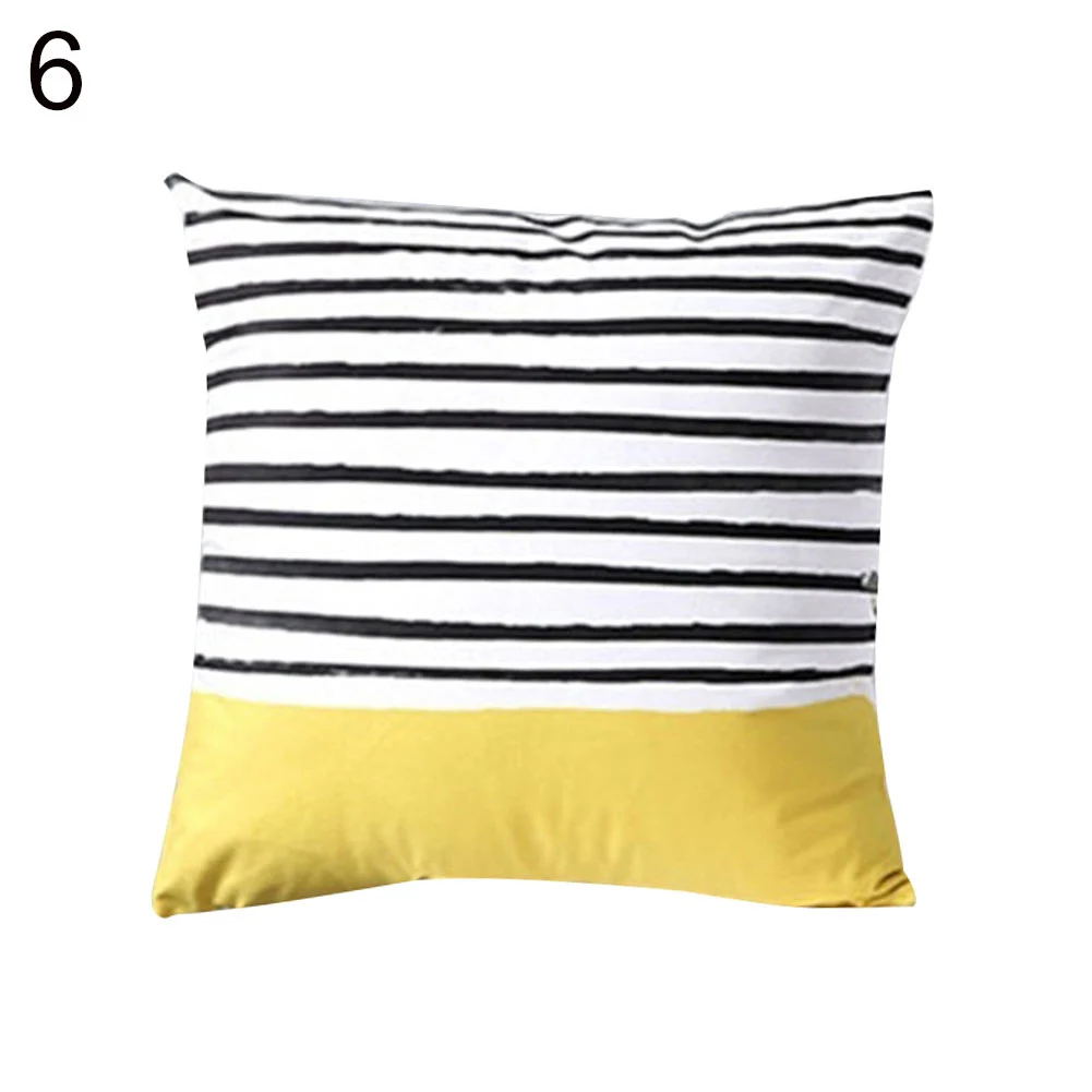 40 # Новая креативная Волнистая линия с буквенным принтом квадратная подушка