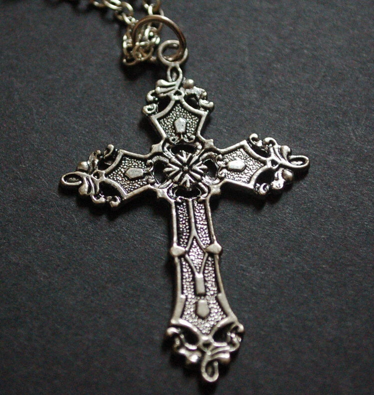 Винтажные серебряный крест круг кармы Инь Дерево лист черепаха толстовка с