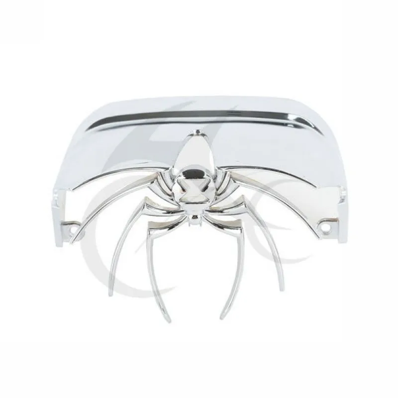 

Чехол для заднего фонаря мотоцикла ABS Chrome 3D Spider для Harley Dyna Electra Glide FLHX