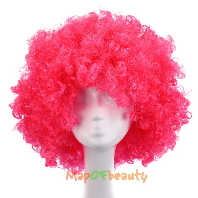 Парики для косплея MapofBeauty 14 дюймов черные белые 7 видов цветов термостойкие