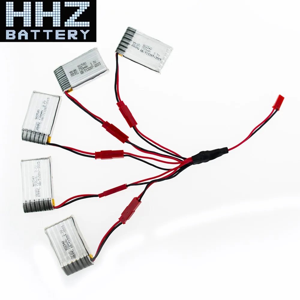 5 шт. аккумуляторы для квадрокоптера 3 7 в 750 мАч|drone battery 3.7v|drone battery1s |