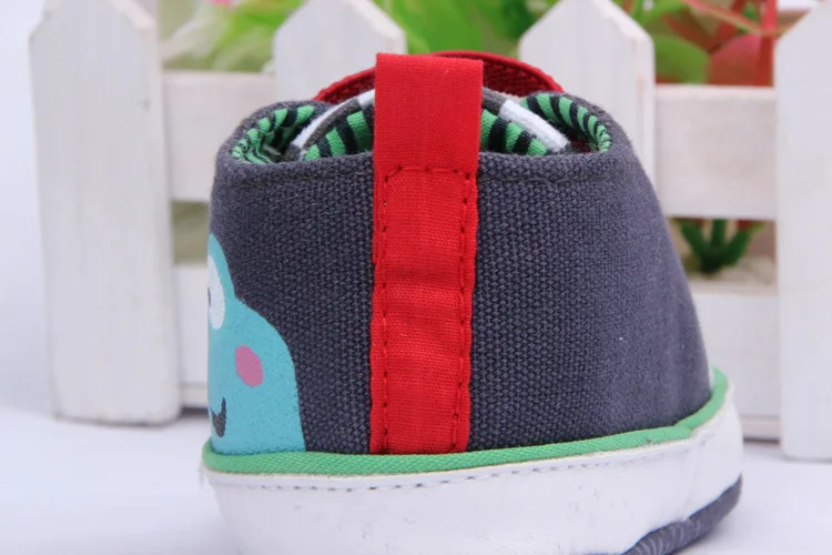 Повседневная парусиновая обувь с рисунком для маленьких мальчиков и девочек