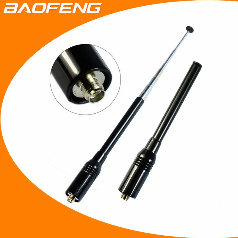 2 шт. 773 дюйма телескопическая антенна VHF UHF Для рации Baofeng UV5R 888S H777 RT5R Ailunce HD1|Рации| |