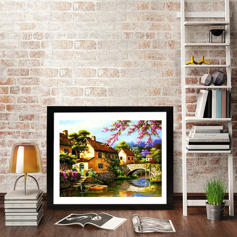 LaoJieYuan dream house картина Алмазная вышивка ремесло рукоделие Diy алмазная живопись с