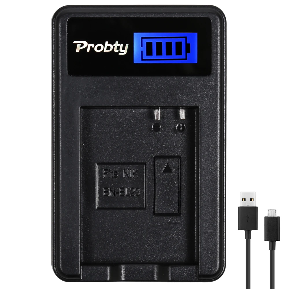 PROBTY EN EL23 RU ЖК дисплей USB Камера Зарядное устройство для NIKON CoolPix p600 S810C P900 P610 p990s