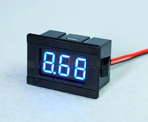 10 шт. вольтметр 34 х23х17 мм 0 36 дюйма 2 провосветодиодный|voltage meter voltmeter|display voltagedisplay