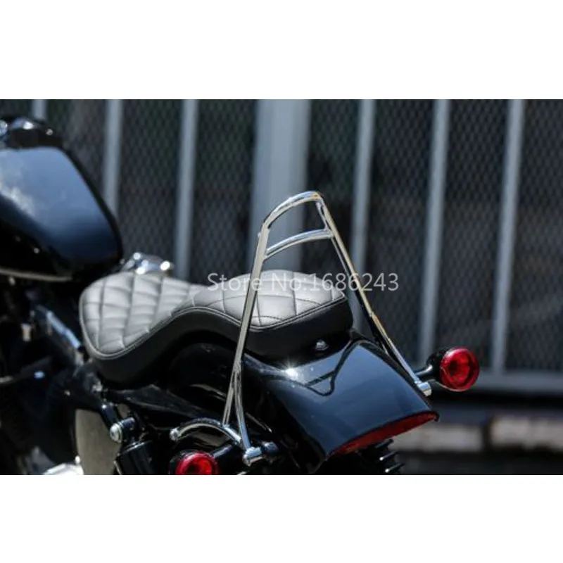 Хромированная короткая спинка для Harley Sportster XL Nightster 883 1200 мотоциклы 1985 ток |