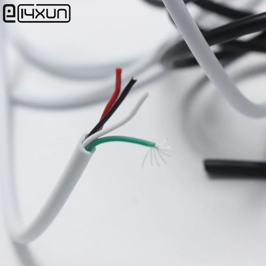 5 метровый 4 проводной белый/черный кабель для передачи данных/USB