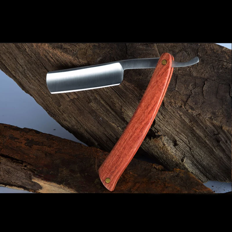 2019 Новый прямой мужской складной бритвенный нож Лезвие ручное Бритва для бороды