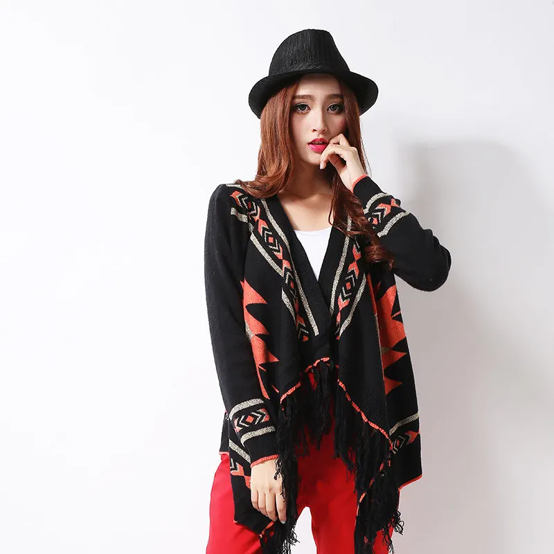 Xikoi Cardigan Female Autumn Top Brand Polyester O-Neck Beige Wool Blend Coat Girl Great Discounts95056 |