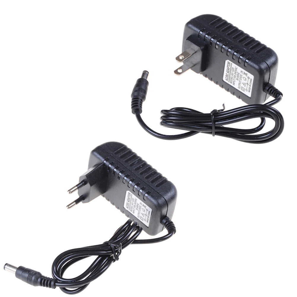 1 шт. 12V2A Питание EU/US plug AC/Адаптеры постоянного тока AC 100 V-240 адаптер конвертер DC 2000mA Горячая адаптер 5,5 мм x 2,1-2,5 мм