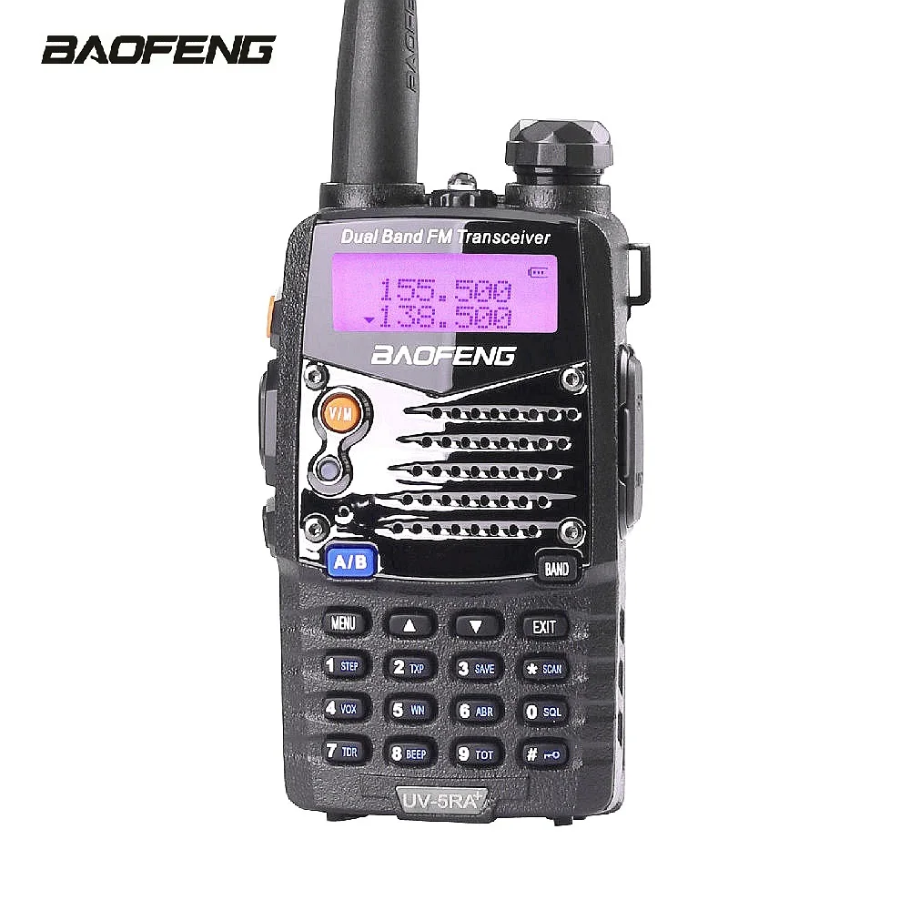 

Радиостанция BAOFENG UV-5RA + Plus, двухсторонняя рация 136-174 и 400-520 МГц 3 поколения, FM-радио VOX CTCSS/DCS ham переговорное устройство 5 Вт