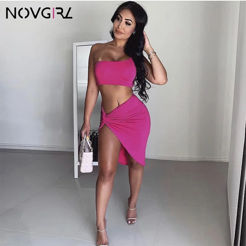 Женский хлопковый облегающий костюм Novgirl комплект из двух предметов укороченный