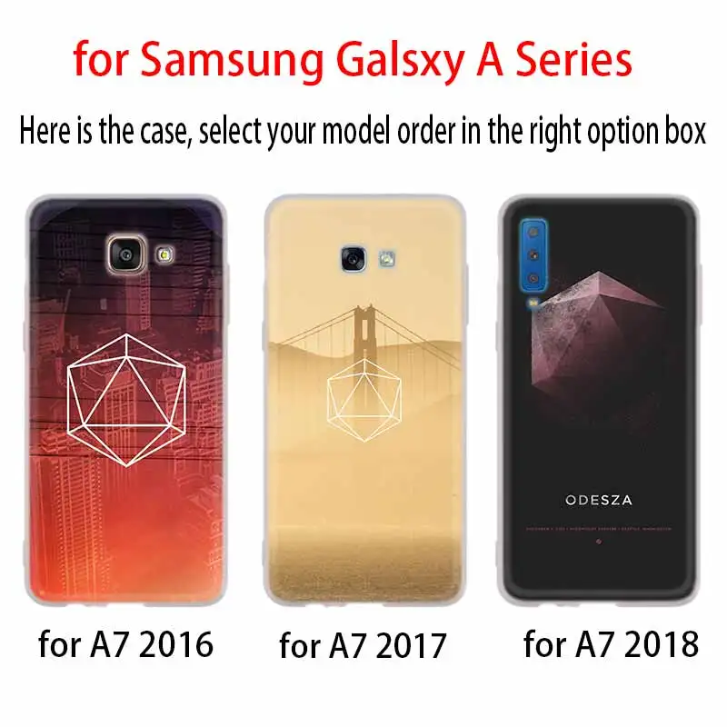 Luxury Case For Samsung A32 A52 A72 A12 A42 5g A21S A50 A51 A3 A5 A6 A7 A8 Plus 2018 2017 Cover ODESZA | Мобильные телефоны и
