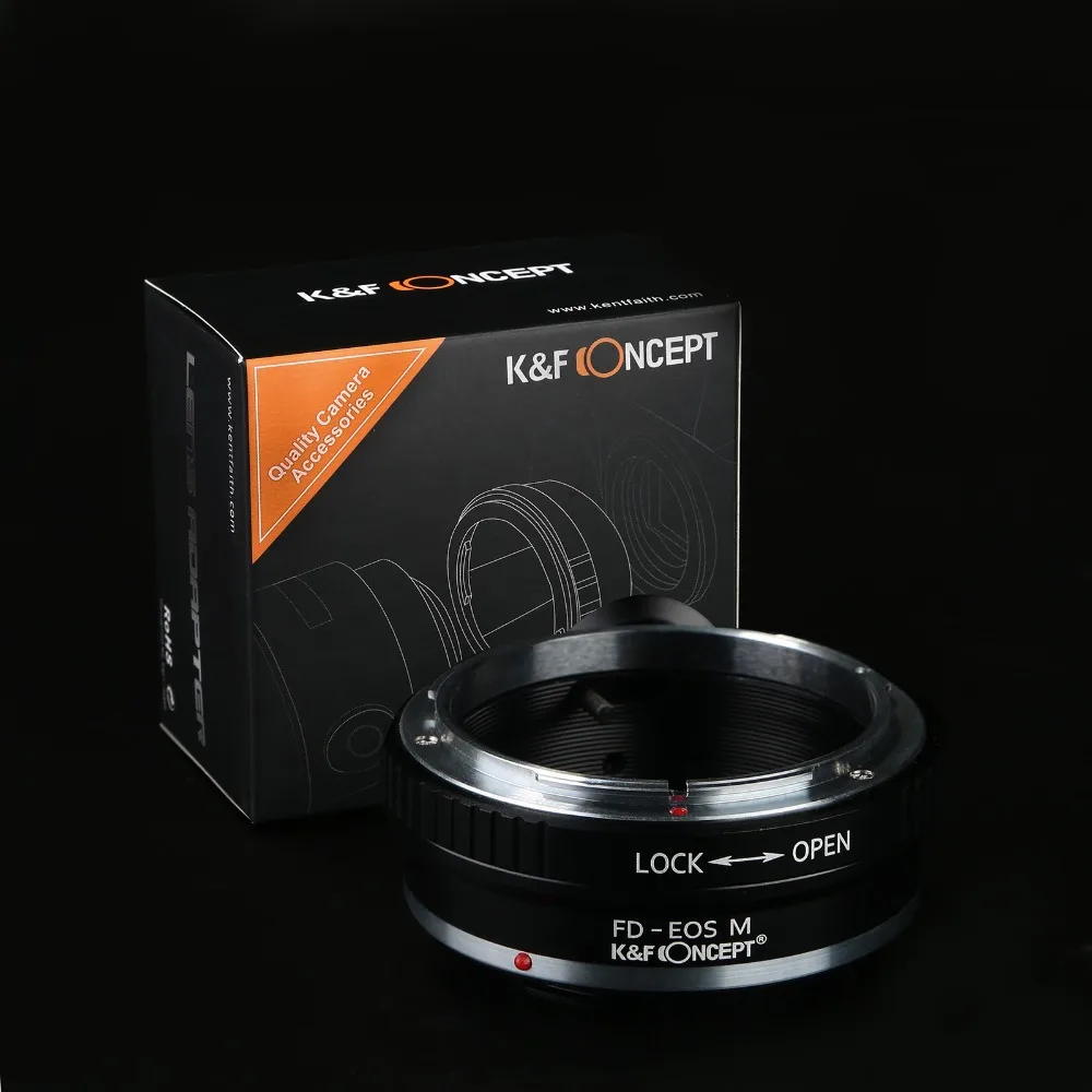 K & F концепция Крепление объектива адаптер для Canon FD к EOS M Камера крепление с - Фото №1
