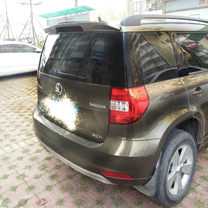 Используется для skoda yeti спойлер 2013-2017 высокого качества ABS Материал заднего крыла