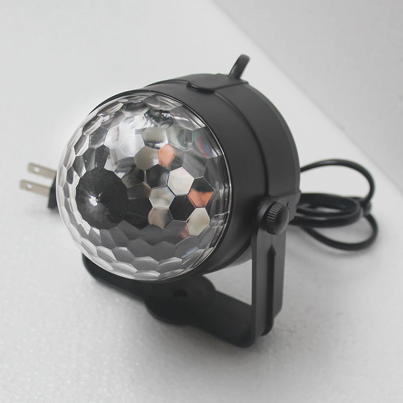Лампа в виде волшебного шара со стразами лазерный проектор с голосовым