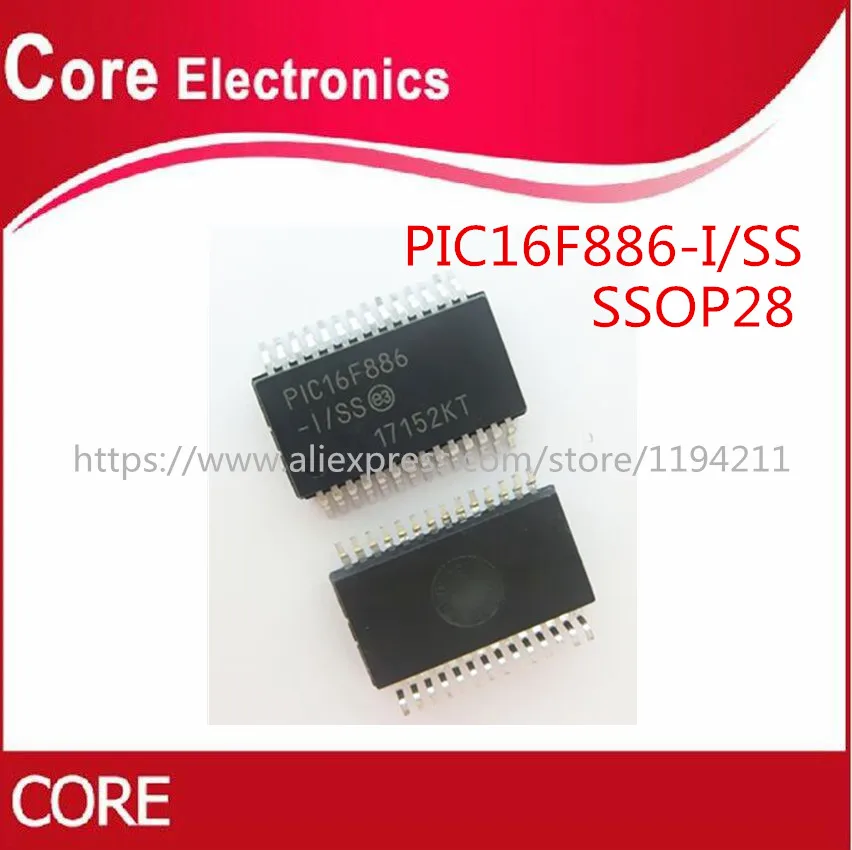 50 шт. PIC16F88 I I/SS MCU 8BIT 7KB FLASH 20SSOP IC|Интегральные схемы| |