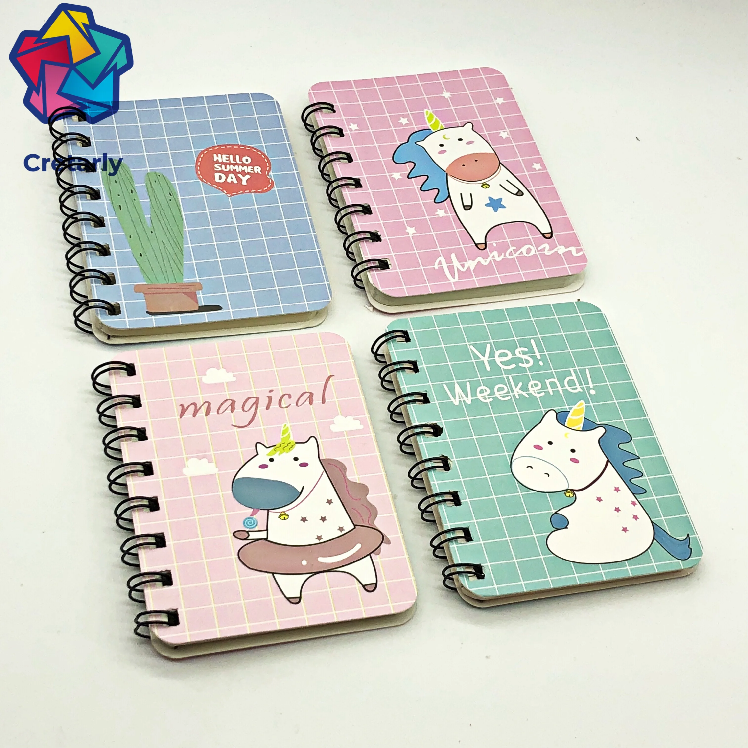 1 шт. мультяшный/единорог спиральный блокнот Kawaii планировщик учеников для офиса