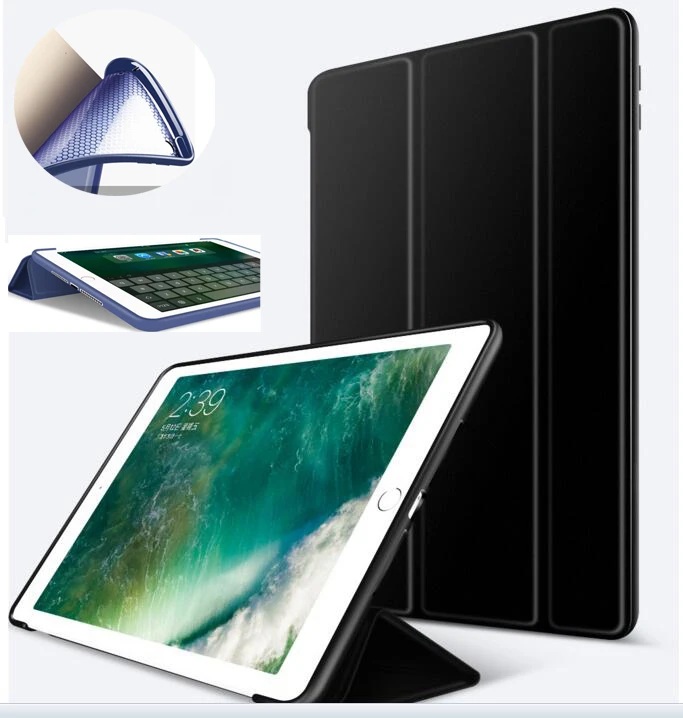 

SUREHIN Nice 360 protective PU leather case for apple ipad air 2 cover sleeve thin magnetic flexib soft smart tpu silicone case
