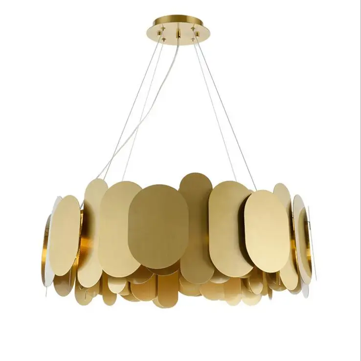 Постмодерн креативная люстра из нержавеющей стали скандинавский
