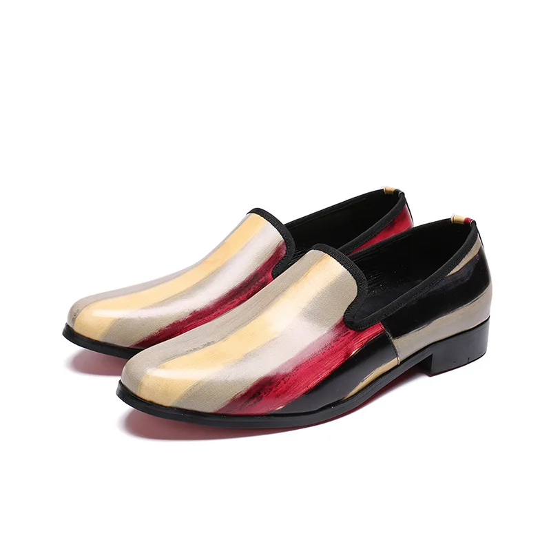 

Trendy Yellow Feet Summer Breathable Music Shoes Fashion Hairdresser Shoes Personality European and American Style Lazy