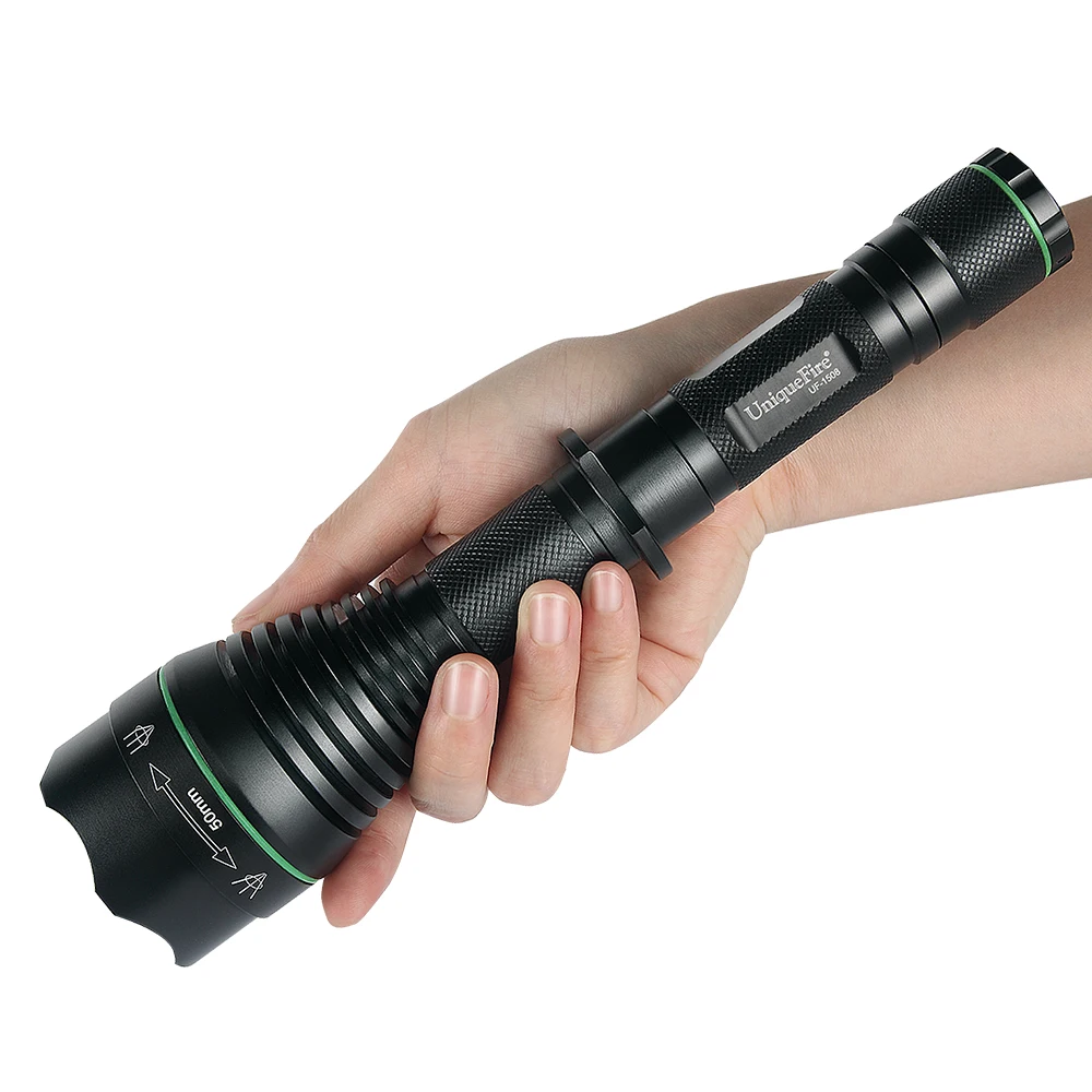 UniqueFire охотничий фонарик UF 1508 T50 IR 940nm невидимый свет Факел + Chrager комплект для