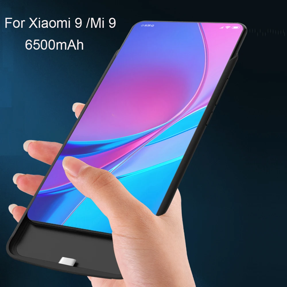 Высококачественный чехол с аккумулятором 6500 мАч для Xiaomi 9 запасной аккумулятор Mi