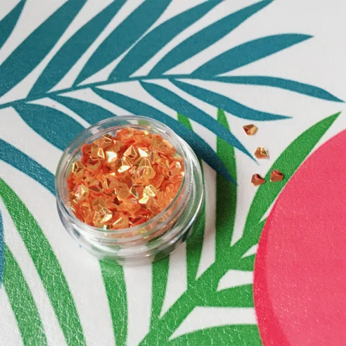 orange DIY Bling 3D Алмазная слизи мини красочные бусины разных цветов пенополистирол пенопластовый наполнитель Бисер Блестки поделки - Цвет: orange
