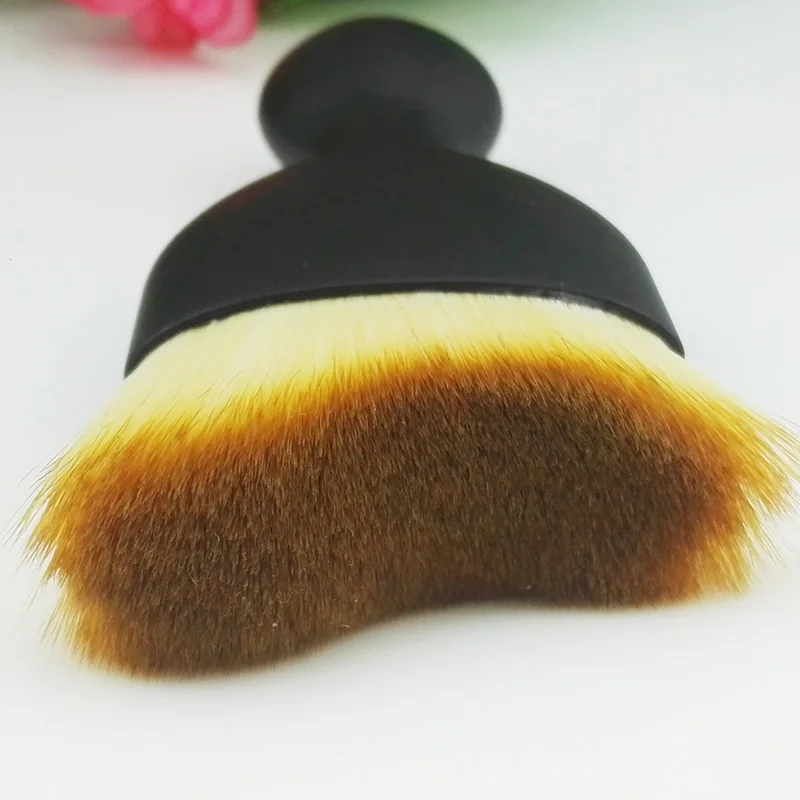 ODESSY Горячие Профессиональные черные кисти для макияжа волнистые Контурные