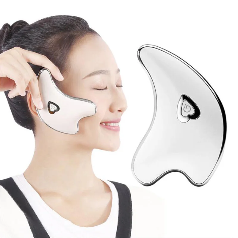 Guasha Machine Face Lifting Device Body Massage USB Rechargeable Skin Rejuvenation Instrument | Красота и здоровье