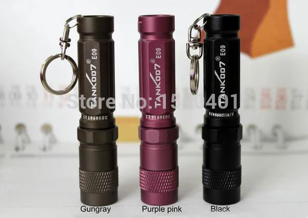 

Tank007 Flashlight CREE XP-E R2 LED 3 Modes 120 Lumen Torch Waterproof Flashlight By 1*10440/1*AAA Battery