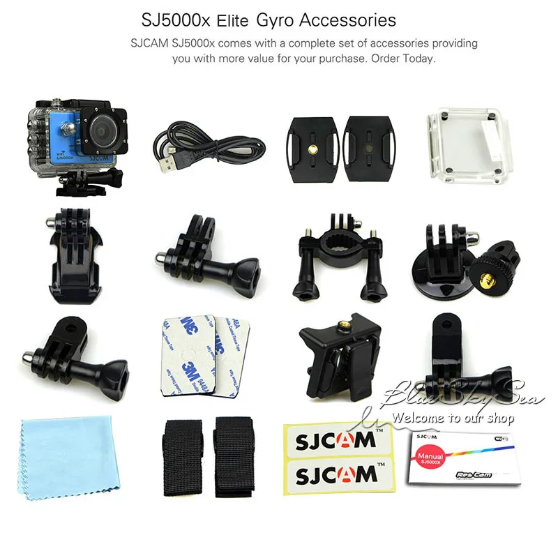 SJCAM SJ5000X Elite 4 К 24 imx078 2.0 &quotЖК дисплей Экран Wi Fi Запись Видео действие Камера +