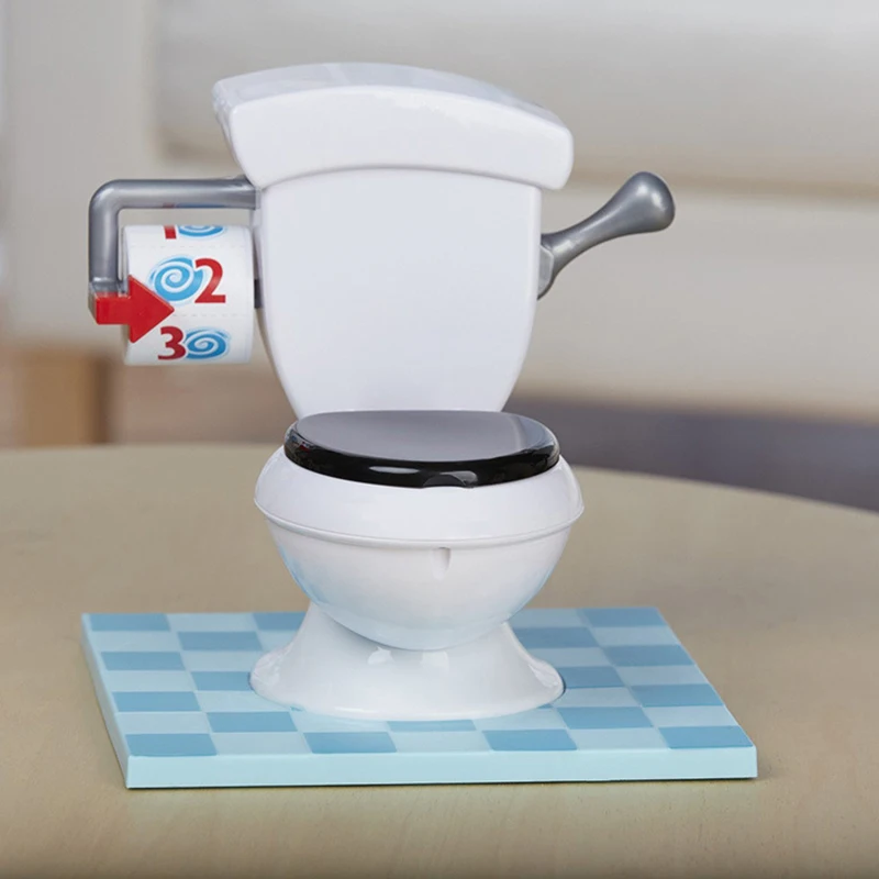 

Toilet Trouble Challeng Funny Game! w/ Slow-Mo Flush Cam! Big Slime Stress Gags Practical Jokes Toys Lizun Kids Play Games