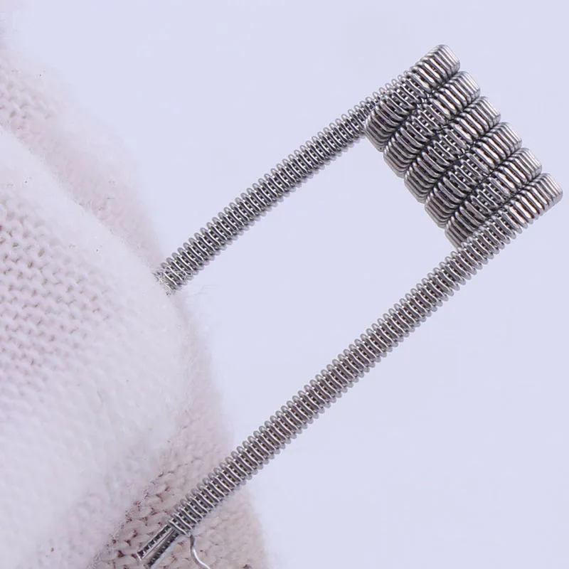 XFKM a1 316 плоский витой провод плавленый Clapton катушки улья предварительно завернутый провод Alien Mix Twist Quad Tiger нагревательный Rda катушка