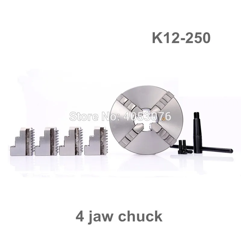 10 &quotтокарный патрон 4 челюсти Самоцентрирующийся K12-250 K12 250 мм четырехкулачковый