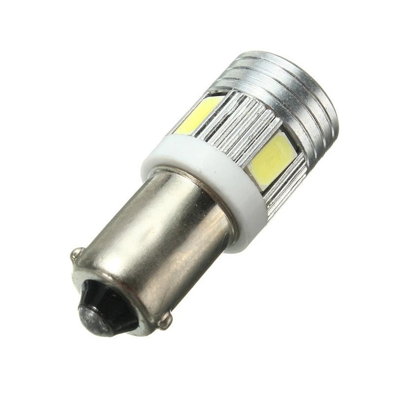5730 5630 T4W BA9S 120LM DC12V 1 2 W 6 SMD авто светодиодный супер белая внутренняя сторона хвост