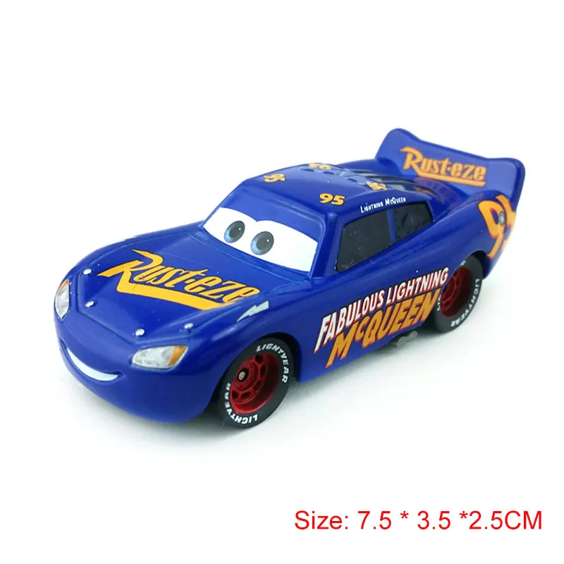 Disney Pixar Машинки 3 синий Lightning McQueen и синие нет. 95 тяжелый грузовик 1:55 модель детских
