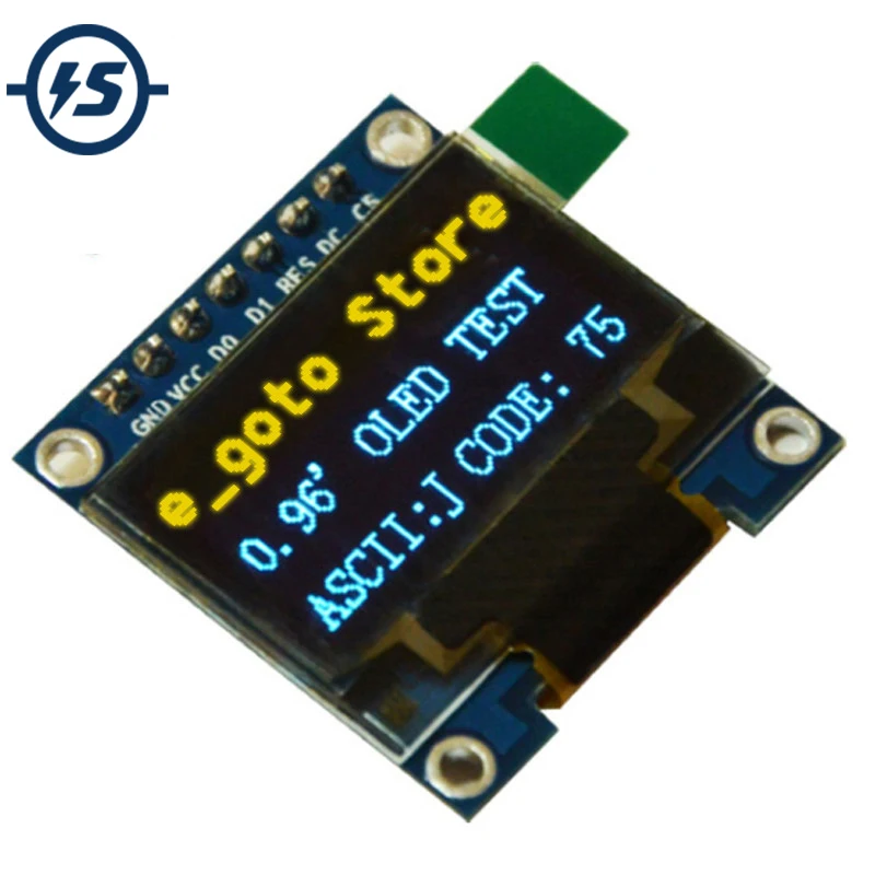 

Модуль органического светодиода SSD1306 для Arduino/stm32/51, 0,96 дюйма, 0,96x64