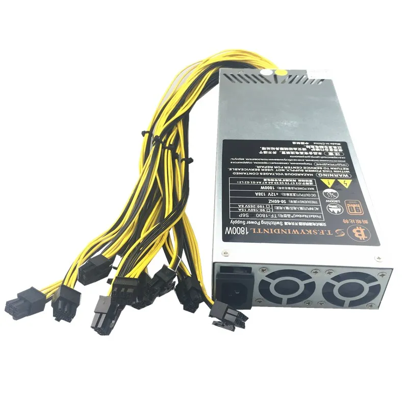 Блок питания для майнинга платины Antminer APW3 блок A6 A7 ANT asic S9 T9 S7 L3 1800 Вт 12 В|power supply psu|psu
