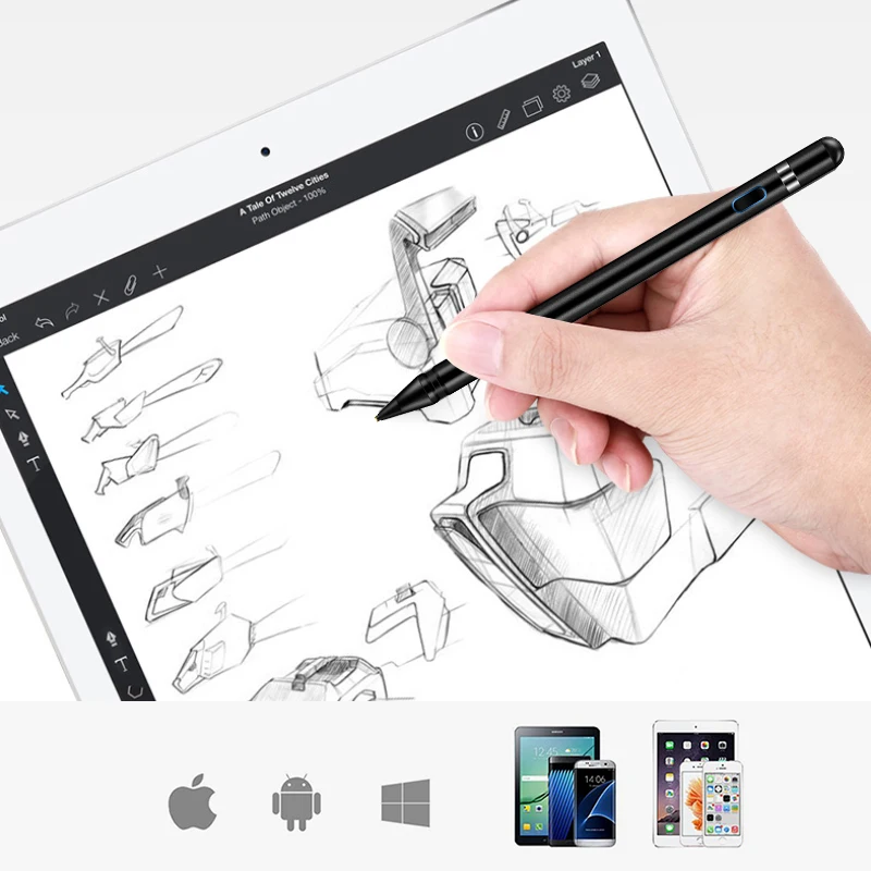 Стилус для Apple карандаш планшета сенсорные ручки iPad 9 7 2018 1 2 3 Pro высокоточный