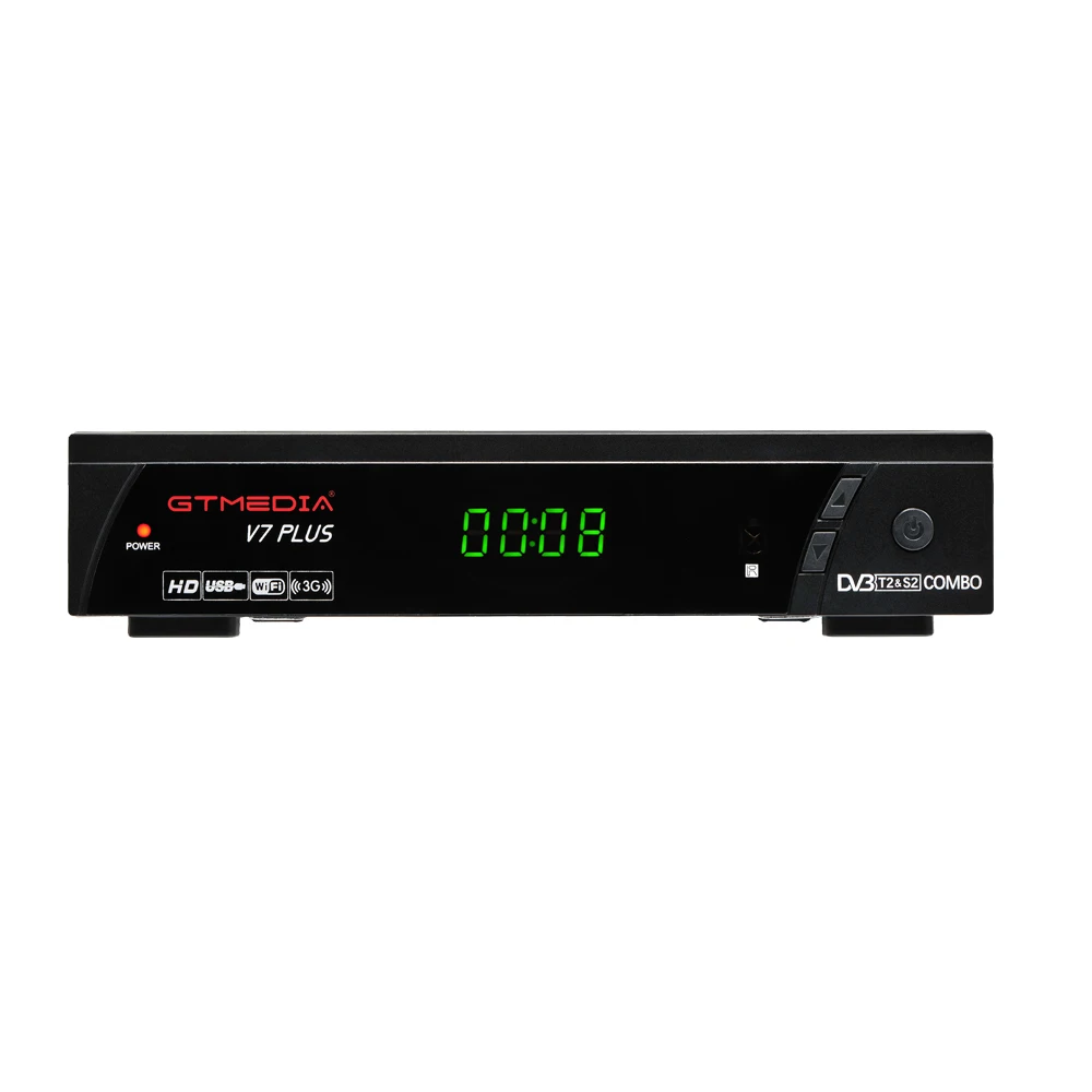 GTMEDIA V7PLUS HDMI цифровой спутниковый ТВ приемник тюнер Dvb T2 с антенной Wi-Fi Full-HD 1080P h.265 Dvb-s2 тюнер cccam ТВ коробка