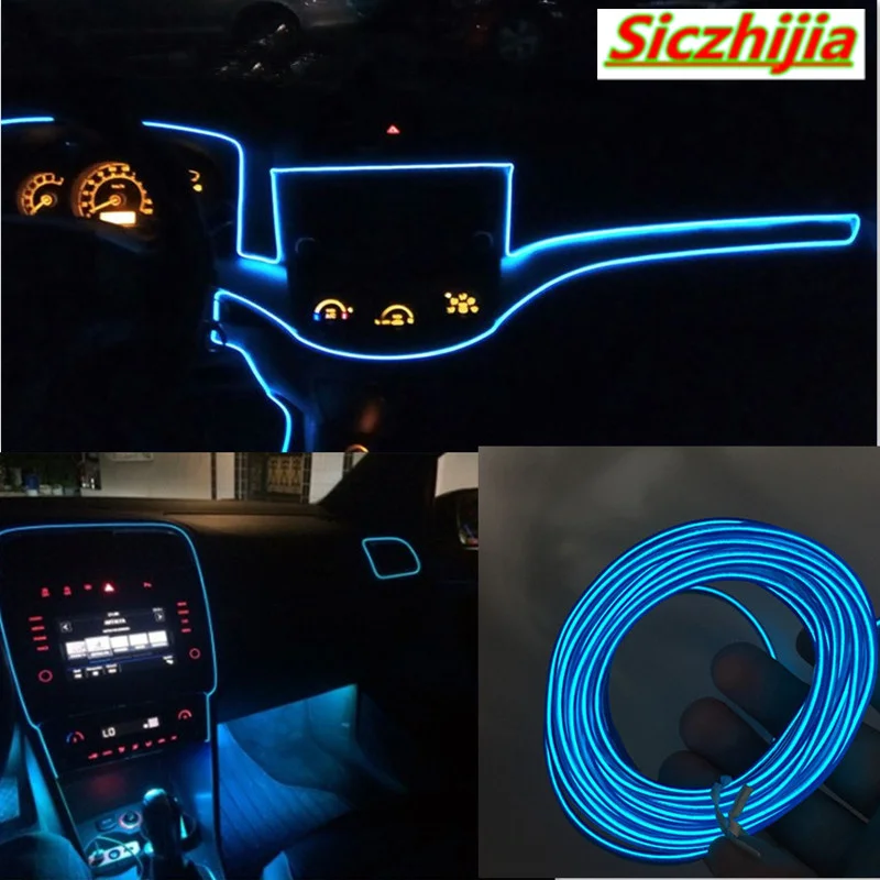 Автомобильное украшение холодсветильник атмосферная лампа 3 метра для Mini One Cooper