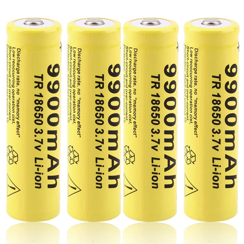 Cncool 18650 Батарея 3 7 V 9900mah литиевая батарея перезаряжаемая для фонарика