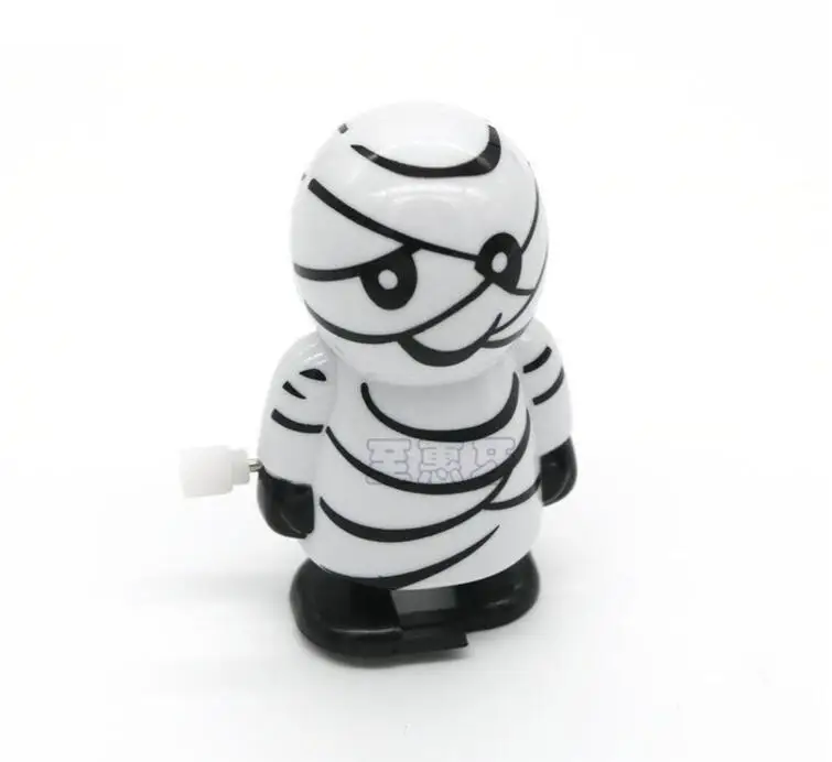 iWish Halloween Wind Up Jump White Mummy Human Skeleton Jumping Mummies Skull Gift Toy For Children Toys All Saints' Day | Игрушки и