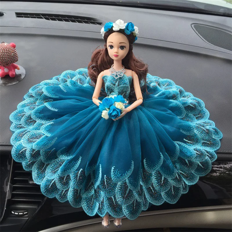 Украшения для автомобиля кружевное свадебное платье украшение принцессы