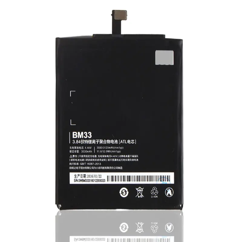 Оригинальные резервного копирования для Xiaomi mi4i BM33 Батарея 3030 мАч батарея